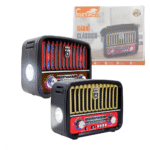 Rádio Retro 3W Bluetooth 5.1 com Lanterna Eletromex EL-1303