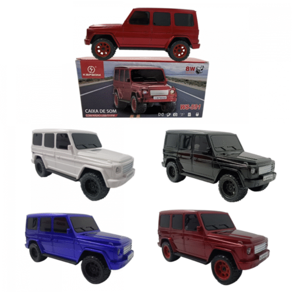 Caixa de Som Bluetooth Formato de JEEP Kapbom WS-591