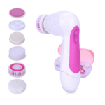 Escova Massageadora Limpeza Facial Eletrica Rotativa 6 em 1 Altomex AK-2708 - Imagem 2