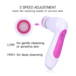 Escova Massageadora Limpeza Facial Eletrica Rotativa 6 em 1 Altomex AK-2708 - Imagem 6