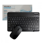 Teclado e Mouse BLACK Sem Fio Ultra Fino Portátil Bluetooth GoldenUltra TX2382-XF