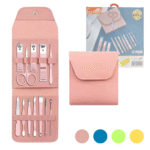 Kit Cortador de Unhas 12 em 1 Conjunto de Manicure Pedicure de Aço Inoxidável Eletromex EL-1552