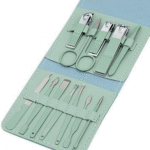 Kit Cortador de Unhas 12 em 1 Conjunto de Manicure Pedicure de Aço Inoxidável Eletromex EL-1552 - Imagem 5