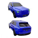 Caixinha Som Portátil Formato Carro Rolls Royce 10W Rádio Bluetooth Altomex WS-X702 - Imagem 2