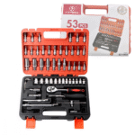 Jogo Soquetes Maleta 53 Peças Completo Bits Catraca Kit Ferramentas Kapbom KA-6090