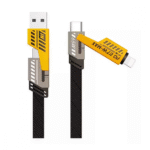 Cabo de dados 4 em 1 (USB/2x TPC/IOS) PD 27W / 65W - 1 metro Eletromex EL-3132 - Imagem 3