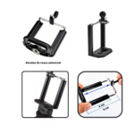 Bastão Pau de Selfie Suporte Celular c/ Controle Disparador Bluetooth Altomex ZB-007 - Imagem 7