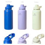 Garrafa Squeeze 950 ml Logo Stan. de Aço Inox Térmica com Alça Tampa Rosquear Vacuum (***COR ROSA - ESGOTADO) - Imagem 2