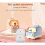 Umidificador de Ar Doméstico Aparelho Difusor Vaporizador de Mini Ônibus com LED 350ml Altomex AL-1689 (***DISPONÍVEL SOMENTE 05 BRANCO) - Imagem 8