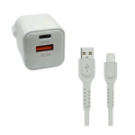Carregador Completo 5.1A com 02 Portas USB e TIPO-C 20W TURBO Altomex AL-7708-TY - Imagem 2