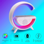 Caixa de Som G Speaker 15W Luminária e Carregador SMART com RGB Kapbom BT2301 - Imagem 7