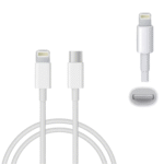 Carregador Completo Lightning / TIPO-C com Porta USB TIPO-C 20W Cabo Móvel 1 metro Altomex AL-5020-5G - Imagem 3