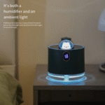 Umidificador de Ar Doméstico Aparelho Difusor Vaporizador de Nave Espacial com LED 500ml Altomex AL-Z699 - Imagem 6