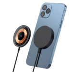 Carregador Magnético Por Indução 15W Carregamento Turbo USB Conector TIPO-C Eletromex EL-2906 - Imagem 2