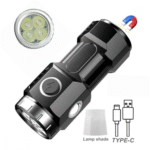 Mini Lanterna Tática Portátil Recarregável com Imã Kapbom KA-L6972 - Imagem 2