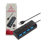 Extensor Adaptador Hub USB 4 Portas Kapbom KA-H4U
