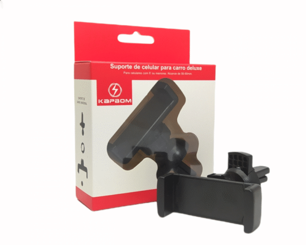 Suporte Veicular Universal para Celular com Encaixe na Saída de Ar Kapbom KA-C016