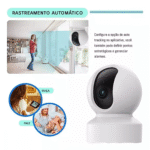 Câmera Segurança Babá Eletrônica Wi-fi 360° Kapbom KA-S079 - Imagem 2