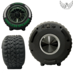 Caixa de Som Roda Pneu Carro com LED Altomex AL-779 PRO (***DISPONÍVEL SOMENTE 05 PRATA COM AZUL) - Imagem 5