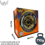 Caixa de Som Roda Pneu Carro com LED Altomex AL-779 PRO (***DISPONÍVEL SOMENTE 05 PRATA COM AZUL) - Imagem 6