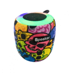 Mini Caixa de Som LED RGB Bluetooth Portátil TWS Estampa Caveira 10W Speaker Altomex AL-8281 - Imagem 4