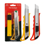 Estilete Profissional Doméstico Retratil com Caixa Refil Lamina Extra Kapbom KA-1972