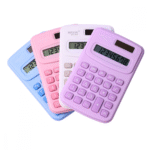 Mini Calculadora Eletrônica Portátil Colorida Tela LCD Digital Kapbom KA-6070 (***DISPONÍVEL SOMENTE BRANCO)