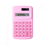 Mini Calculadora Eletrônica Portátil Colorida Tela LCD Digital Kapbom KA-6070 (***DISPONÍVEL SOMENTE BRANCO) - Imagem 3