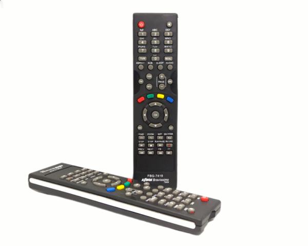 Controle Remoto Receptor Digital AZBox Bravissimo Twin HD FBG-7419