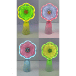 Mini Ventilador Portátil Recarregável de Mesa Luz LED Flowers Hmaston HQ66-13A - Imagem 8