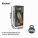 Máquina De Cortar Cabelo Profissional Sem Fio Transparente Kemei Ng203 - Imagem 9
