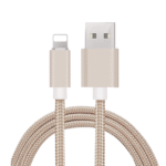 Cabo de Dados Lightning Nylon Trançado Reforçado 1,3 Metros Kapbom KAP-303-IOS - Imagem 4