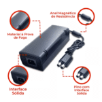 Fonte de alimentação 2 Pinos para XBOX 360 SLIM- Kapbom KAP-H300 - Imagem 3
