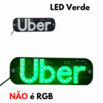 Placa UBER Painel Letreiro Luminoso LED Vidro Para-brisa KA-1129 / AL-1138 - Imagem 3