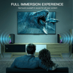 Caixa de Som Alto Falante RGB Bluetooth - Computador Notebook P2 USB AL-3868 - Imagem 7