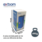 Caixa de Som Bluetooth Portátil Exbom CS-M33BTL (***DISPONÍVEL SOMENTE NA COR PRETO - 11 UNIDADES) - Imagem 4