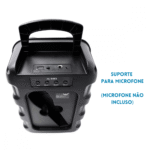 Caixa de Som LED RGB Bluetooth Entrada Microfone 5W 2000W PMPO Altomex AL-8063 - Imagem 4