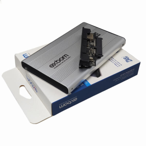 Case Externa Adaptador para HD Externo e SATA II com conexão USB para Notebook e PC Exbom CGHD-10