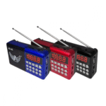 Rádio Portátil Retro FM/AM Bluetooth 3W MP3 Entrada Pendrive e Cartão SD Bateria Recarregável Altomex JD-30 - Imagem 5