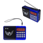Rádio Portátil Retro FM/AM Bluetooth 3W MP3 Entrada Pendrive e Cartão SD Bateria Recarregável Altomex JD-30 - Imagem 4