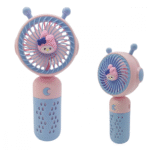 Mini Ventilador Portátil Recarregável de Mesa Sweet Cartoon LUA Hmaston S080 - Imagem 4