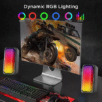 Caixa de Som Alto Falante RGB Bluetooth 6W - Computador Notebook P2 USB Eletromex EL-6006 - Imagem 6