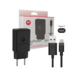 Carregador Completo Turbo Power 30W com cabo TIPO-C Motorola 8983N-TPC