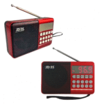 Rádio Portátil Retro FM/AM Bluetooth 3W MP3 Entrada Pendrive e Cartão SD Bateria Recarregável Altomex JD-35 - Imagem 4