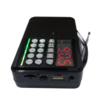 Rádio Portátil Retro FM/AM Bluetooth 3W MP3 Entrada Pendrive e Cartão SD Bateria Recarregável Altomex JD-35 - Imagem 6