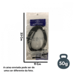 Cabo de dados HDMI / V8 de 1,5 metros Kapbom KAP-HV054 - Imagem 3