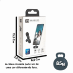 Microfone Condensador Duplo de Lapela Wireless Lightning IOS Sem Fio 2.4GHZ K9-IP-2IN1 - Imagem 4