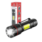 Mini Lanterna Tática com Led e Zoom Recarregável USB Kapbom KA-L1310