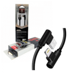 Cabo de dados Lightning IOS Conexão 90º FEITUN Cabo 90º IOS