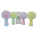 Mini Ventilador Portátil Recarregável de Mesa Mini Fan Luz LED Hmaston HQ66-09